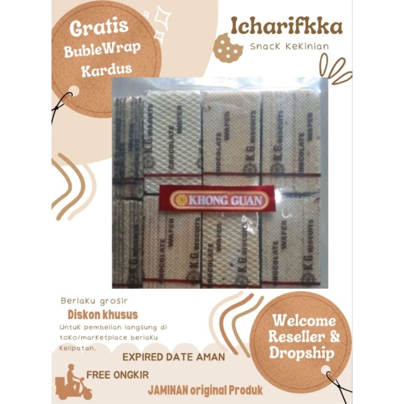 promo 11.11 siap kirim KHONG GUAN WAFER snack kiloan original READY STOK. SIAP KIRIM EXPIRED panjang