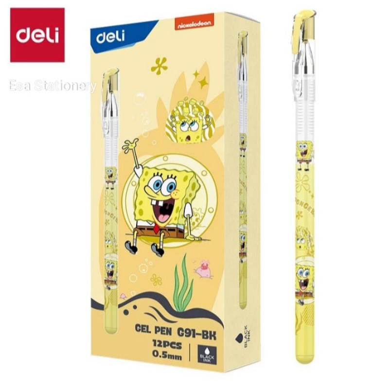

Deli X Spongebob SquarePants G91-BK 0.5mm Gel Pen