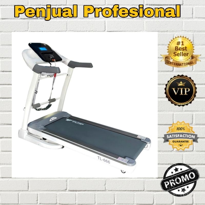 Treadmill Elektrik TL 666 Otentik Original Total Fitness