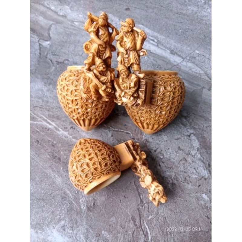 Cepuk Mangkok Pakan Burung Anis/Murai dll Motif Dewa