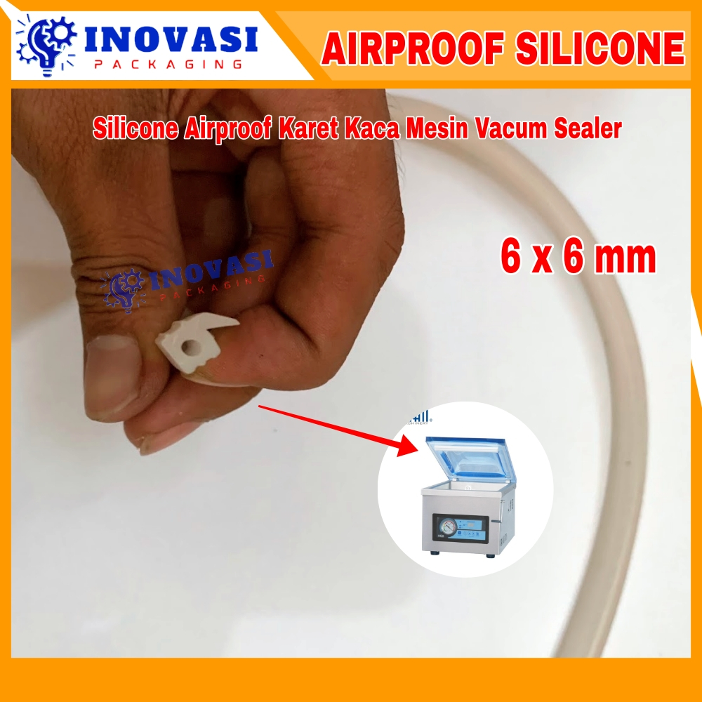 Air Proof Silicone Vacuum Sealer Karet Silicon Kaca Vacum Sealer 6x6