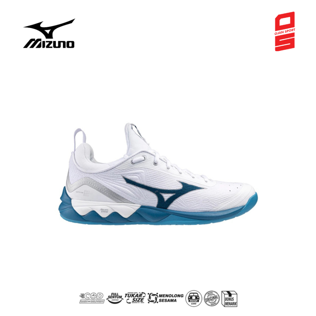 SEPATU INDOOR VOLLEYBALL SEPATU VOLI ORIGINAL MIZUNO WAVE LUMINOUS 2 TERBARU OJAN SPORT INDONESIA