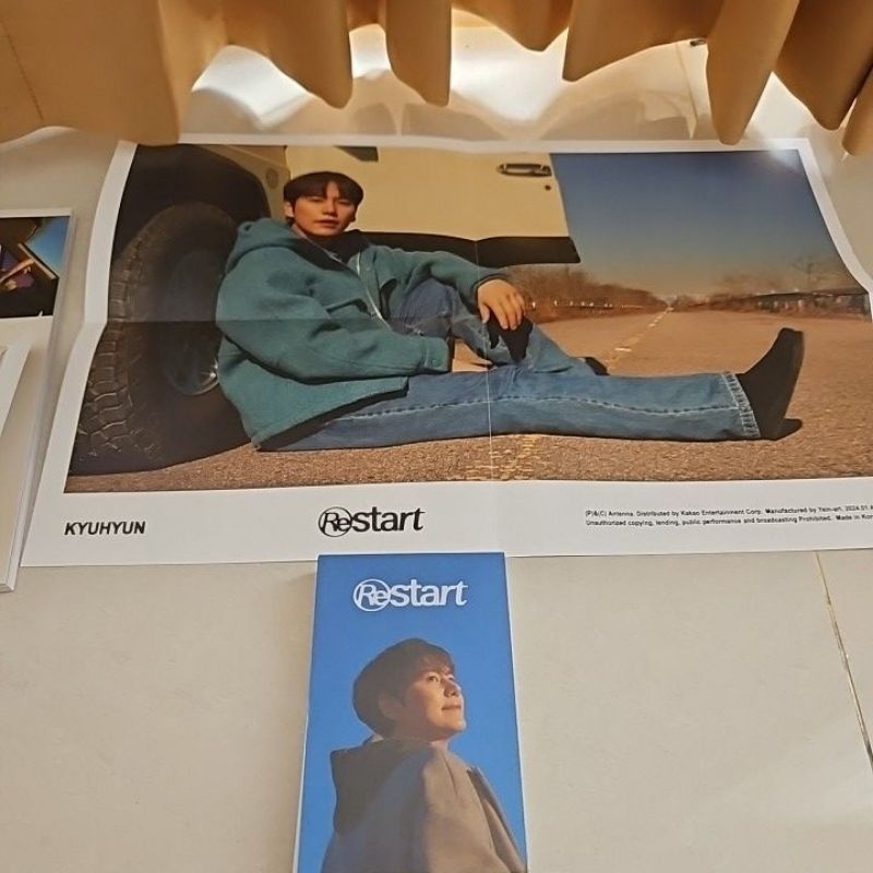 notebook & poster kyuhyun restart