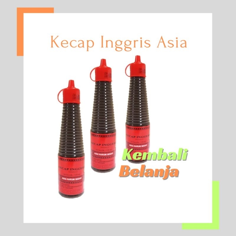 

Kecap Inggris Asia Harum Sedap 135 Ml/ Kecap Saus Inggris/ Kecap Inggeris Asia Harum Sedap/ Kecap Inggris Wangi/ Kecap Inggris Halal/ Worchestershire Sauce