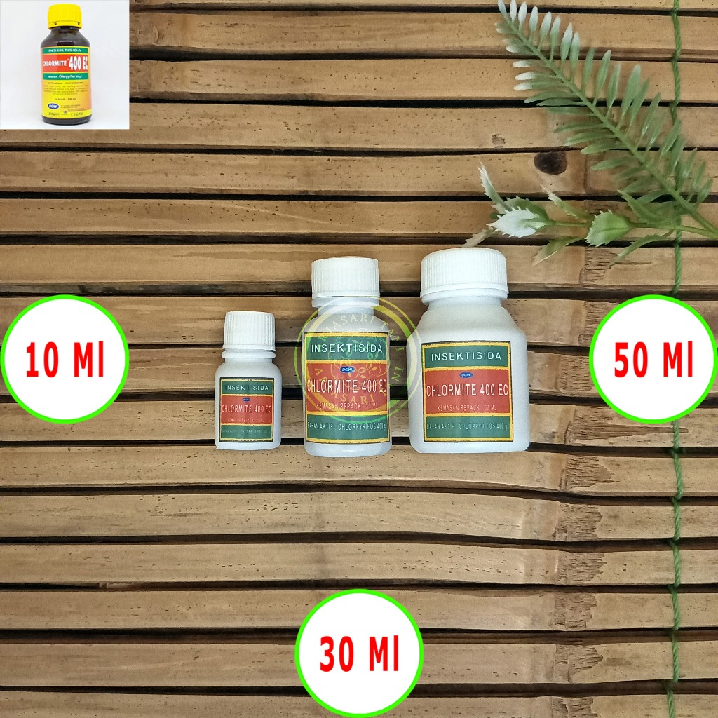 REPACK CHLORMITE 400 EC 10 ML / 30 ML / 50 ML DGW INSEKTISIDA CHLORPYRIFOS OBAT ULAT TANAMAN