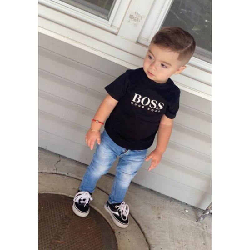 Kaos Anak HUGO BOSS Laki laki / Baju anak perempuan umur 1-12 Tahun / Bahan combed 30s