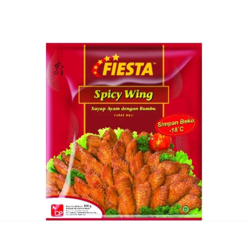 

Fiesta Spicy Wing 500 gram | sayap ayam bumbu | frozen food