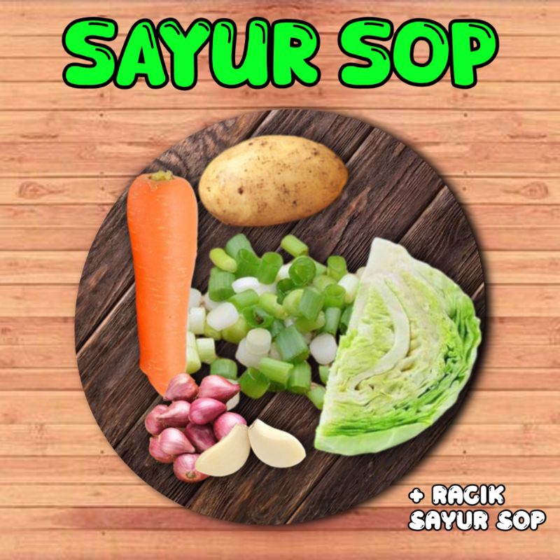 

SAYUR SOP SIAP MASAK, SAYUR SOP PAKET BUMBU / SAYUR POTONG