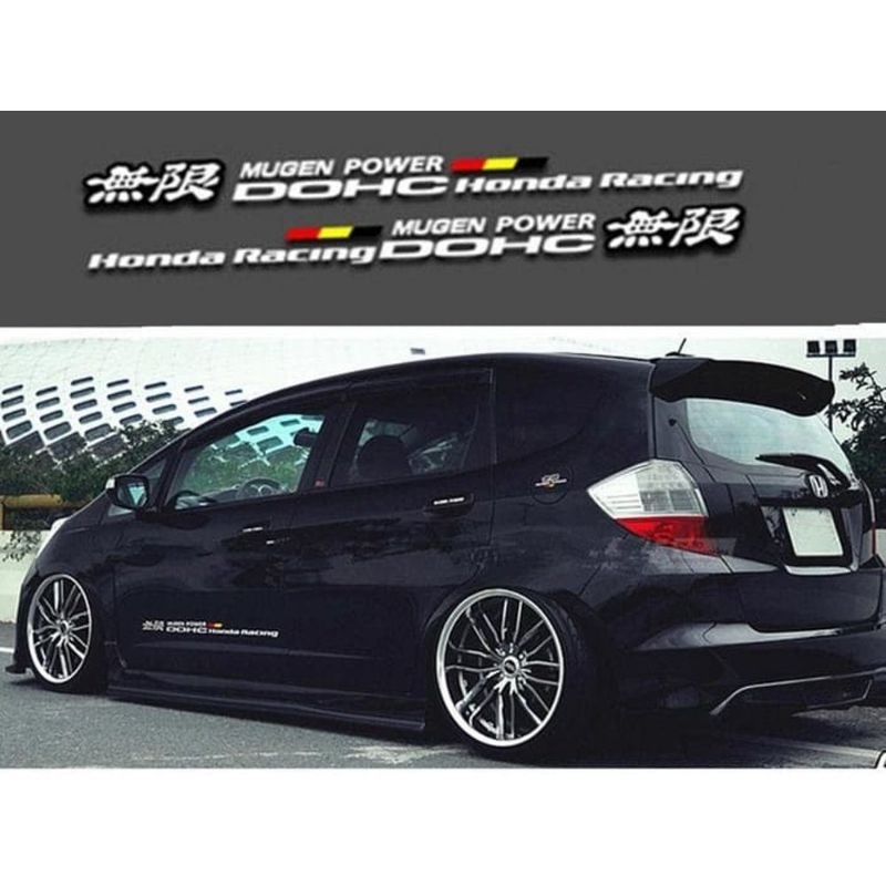 promo stiker Mugen power stiker mobil Honda jazz Ayla Agya stiker aksesoris