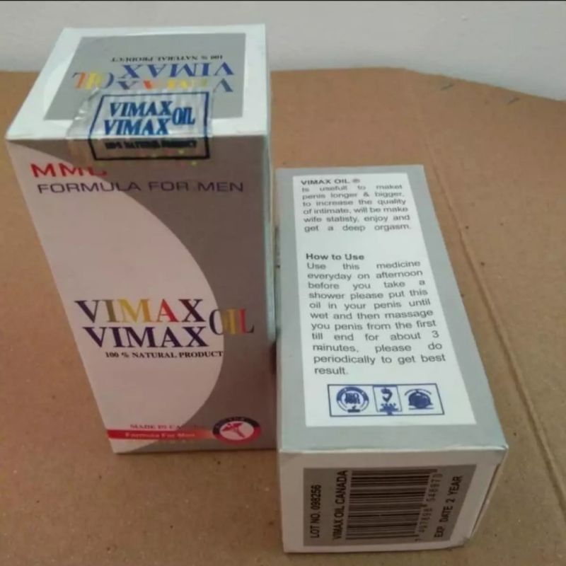 COD VIMAX OIL CANADA ORIGINAL PEMBESAR P