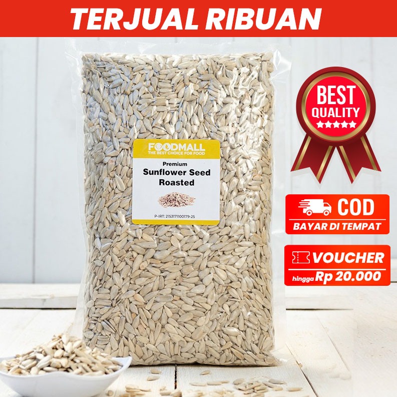

Sunflower Seed ROASTED 1 kg / Biji Bunga Matahari Panggang