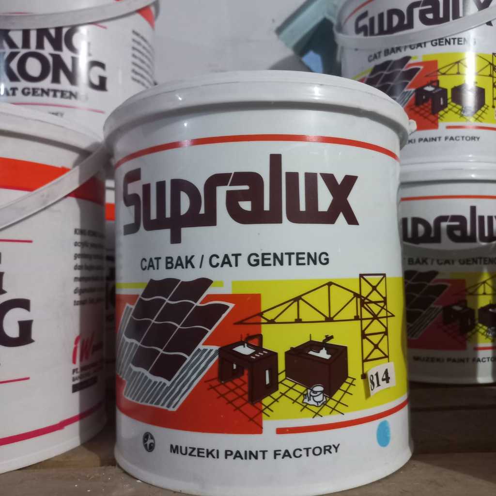 Cat Genteng Supralux, Cat Bak Cat Kolam Cat Serbaguna 4 Kg