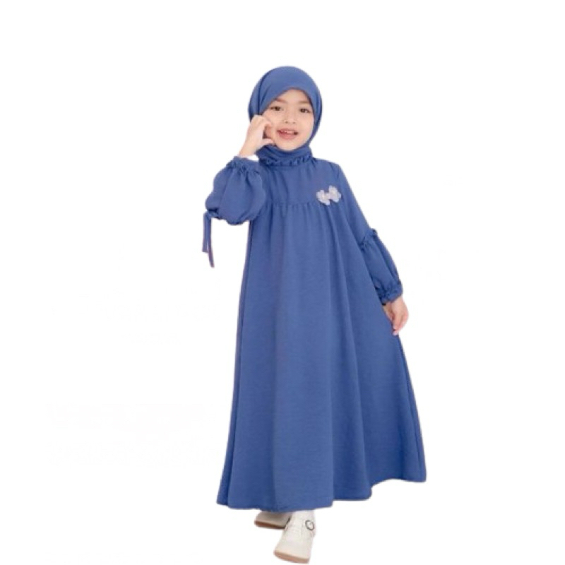 Dress syari terbaru dress anak prrempuan gamis pesta mewah anak elegan gamis anak prempuan cantik