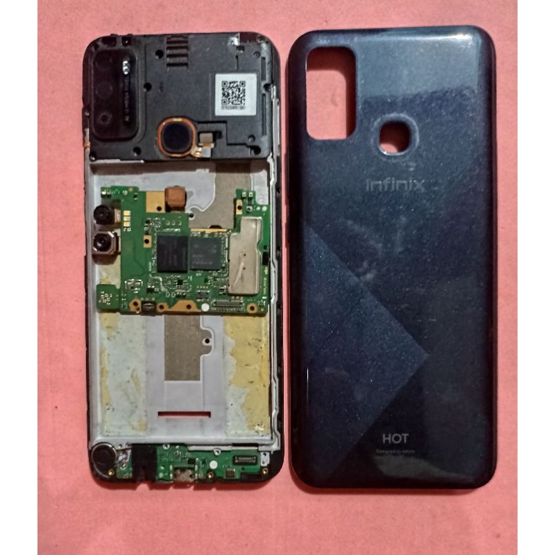 mesin infinix hot 10 play matot, kesing infinix hot 10 play copotan, papan cas infinix hot 10 play c