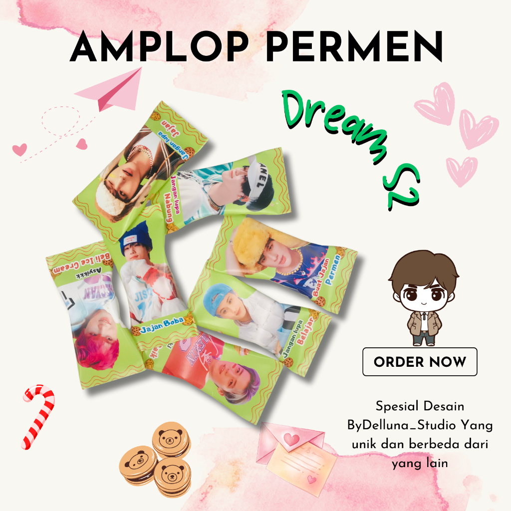 

Amplop Kpop Nct Dream Lucu Amplop Permen Unik Viral Angpao hari Raya Murah Berkualitas