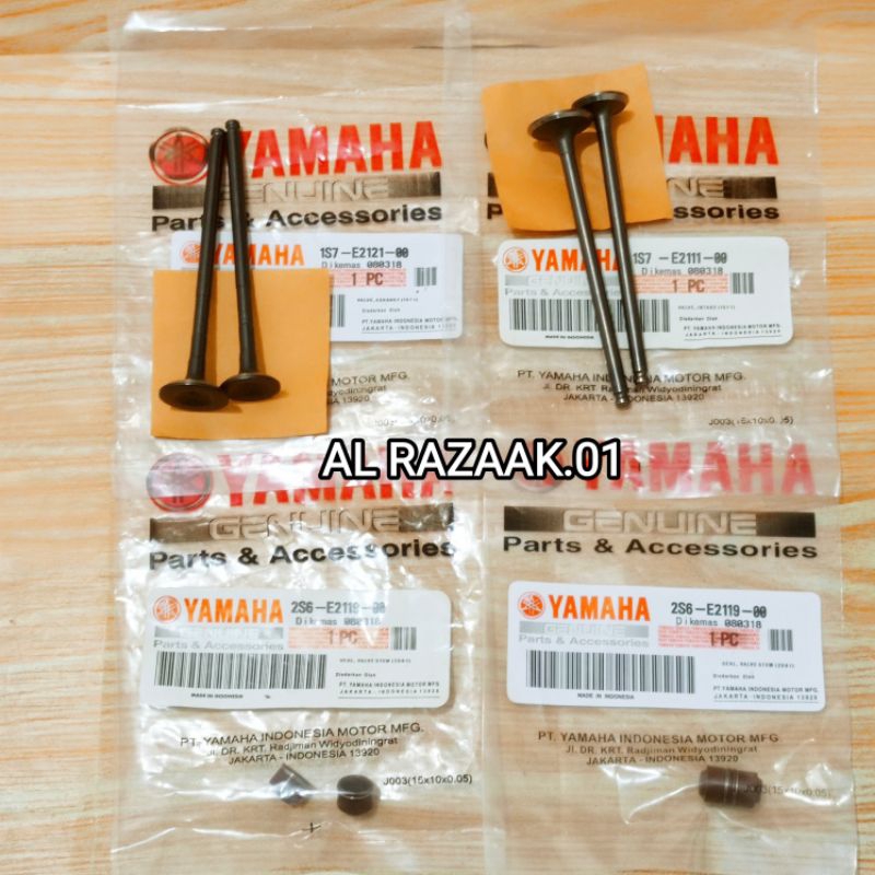 Klep Set Payung Klep+ Sil Klep Yamaha Jupiter MX 135 Old lama/Jupiter MX 135 New/MX King 150cc 1S7