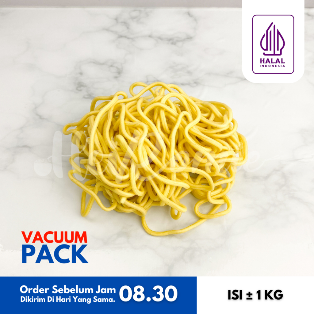 

Pengiriman Regular Vacuum Pack Mie Hokkian 1 Kg