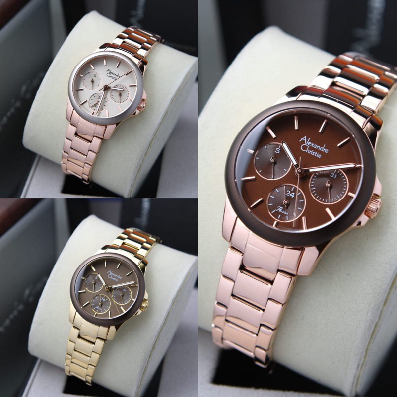 Jam Tangan Wanita Original Alexandre Christie AC2A95/2A95/ac2a95 BF