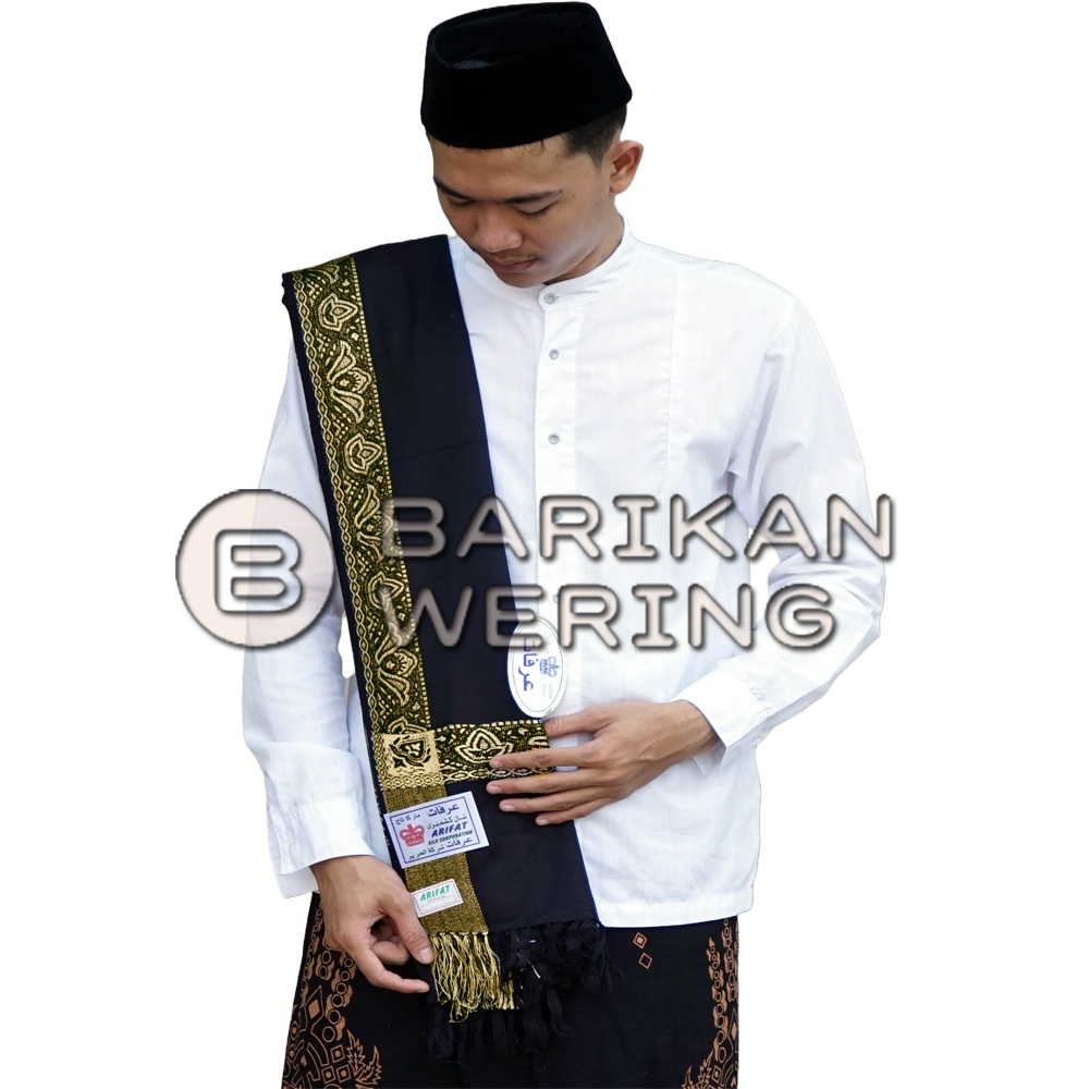 Sorban Kashmiri Asli India Hitam - Sorban Hitam - Sorban Panjang