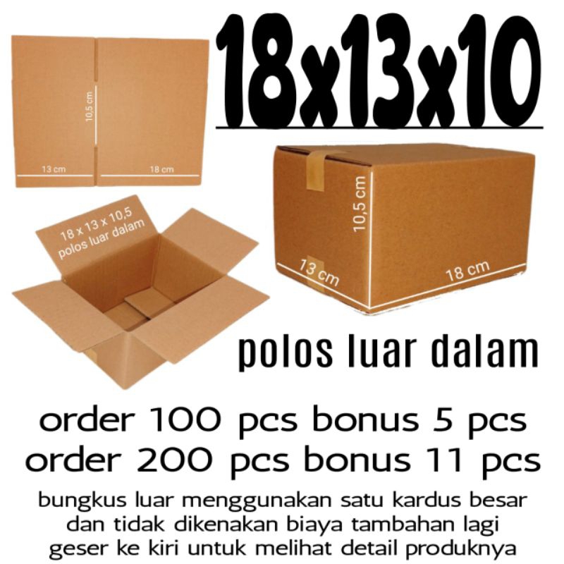 

Kardus Packing 18x13x10