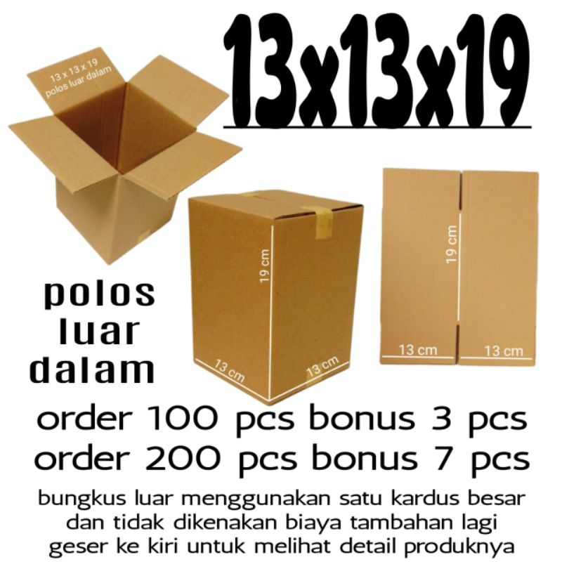 

Kardus Packing 13x13x19