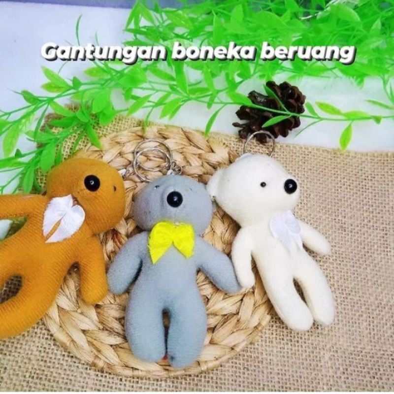 bag accessories boneka beruang mini