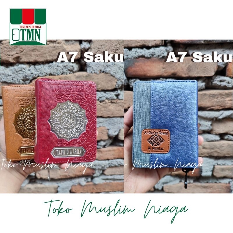 Alquran Saku - Alquran Annur - Alquran Almumtaz Ukuran Saku A7 Alquran Tajwid Warna