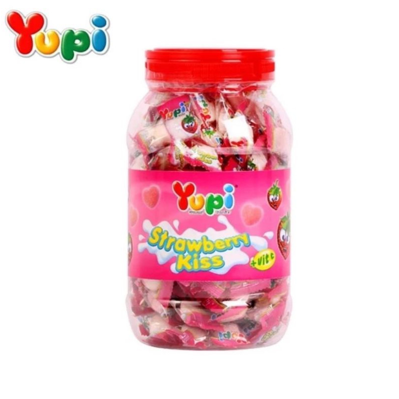 

Yupi Stawberry Kiss Jar