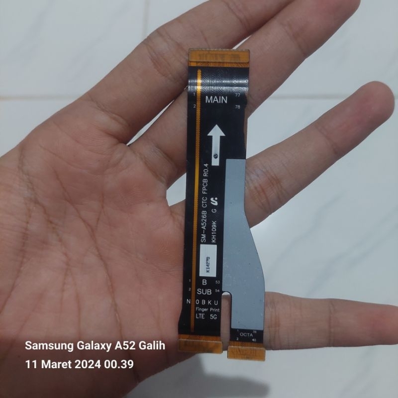 Fleksibel Mainboard Samsung A52 4G Original Copotan