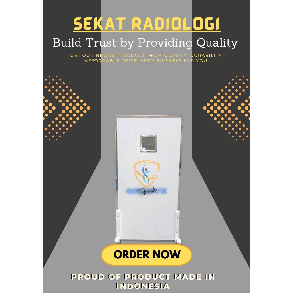 Pintu Anti Radiasi PB / Pintu Xray - Tabir Radiologi - Sekat Radiologi