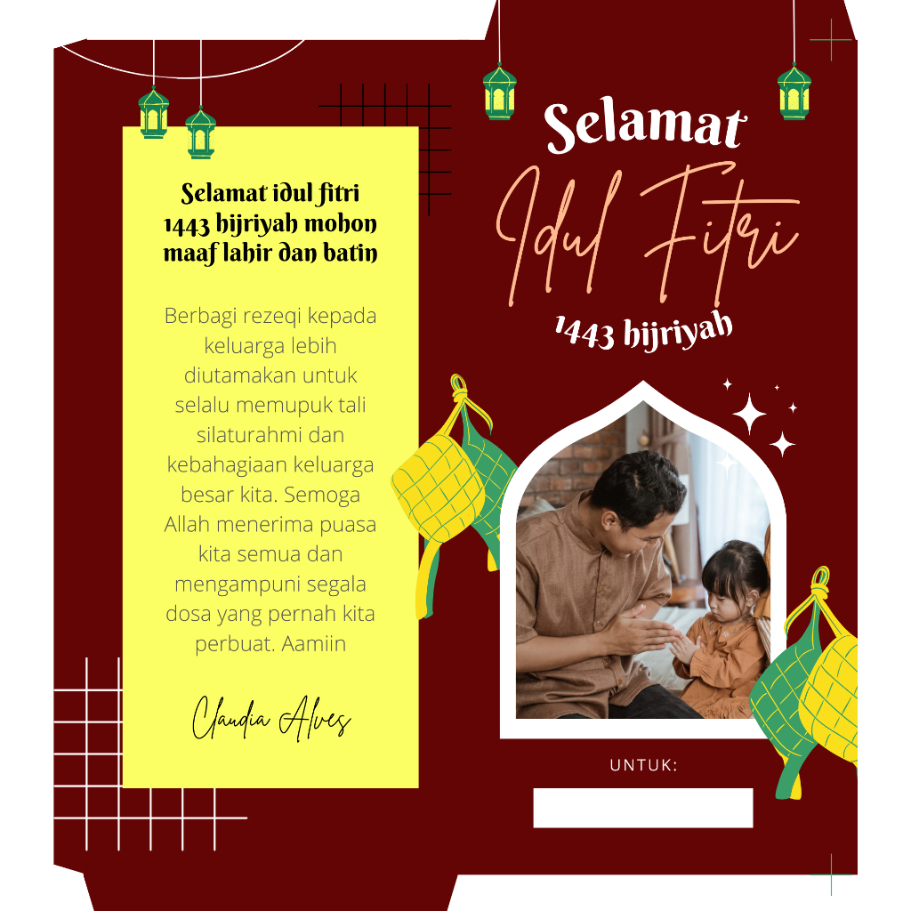 

AMPLOP LEBARAN MURAH/AMPLOP LEBARAN FOTO BARENG KELUARGA (1 PAK ISI 12)