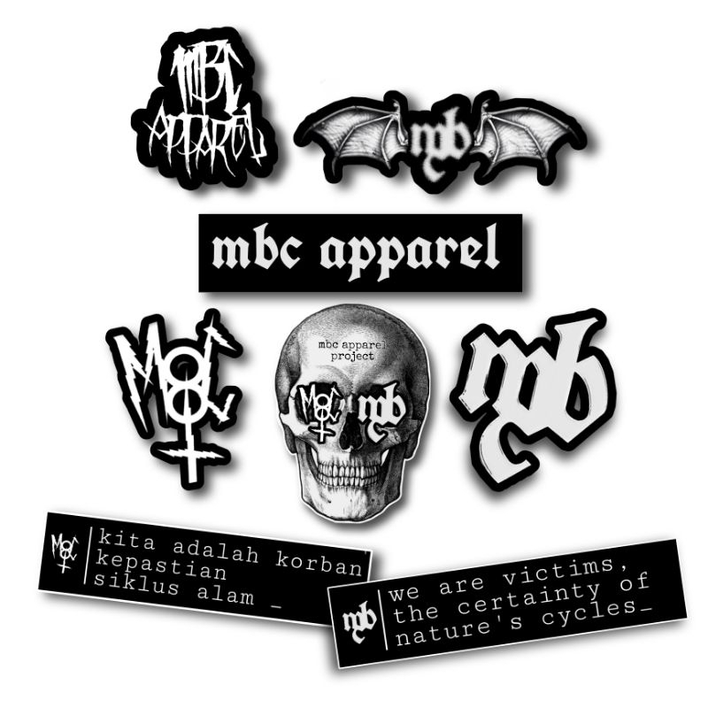 

Eksklusif Sticker pack V1 MBC Apparel paket stiker