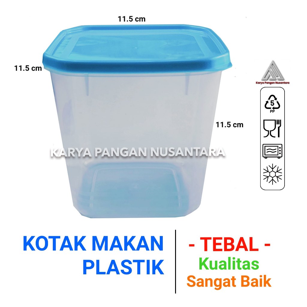 TOPLES PLASTIK KOTAK TOPLES PERMEN TOPLES KUE KOTAK SEGI 1 KG