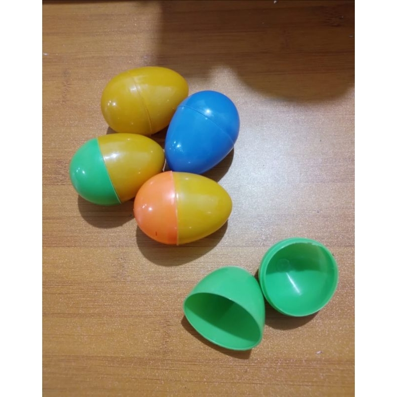 25 mainan cangkang telur telor kosongan