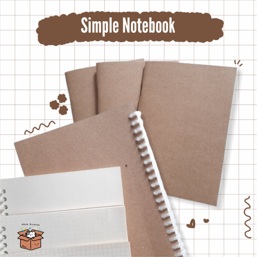 

Simpel Notebook | Jurnal Book cover Coklat by moonpackage