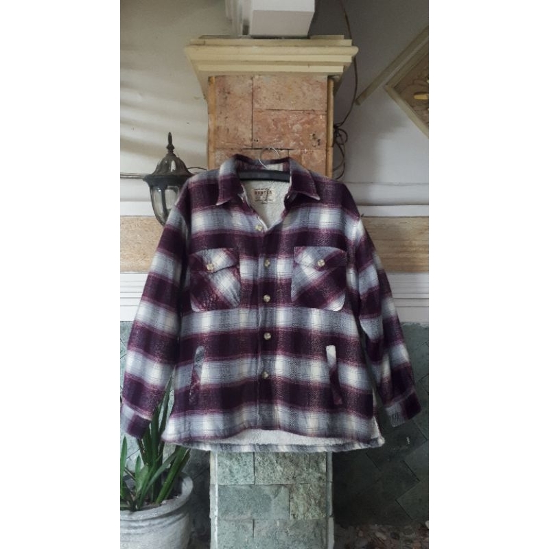 HUNTER flannel veterano wool sherpa second