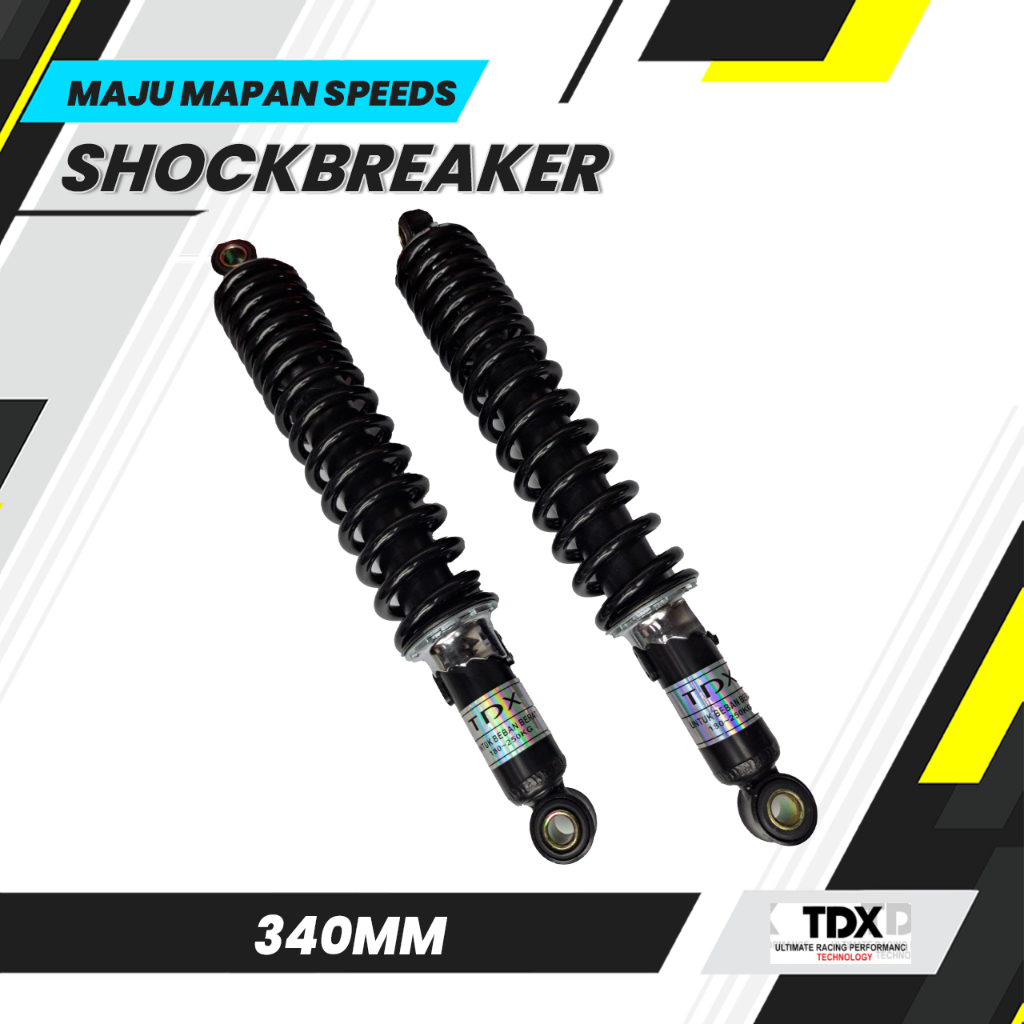 Shockbreaker Revo - Karisma - Supra x - Grand Hitam 340MM TDX / shock tdx / shock 340 tdx