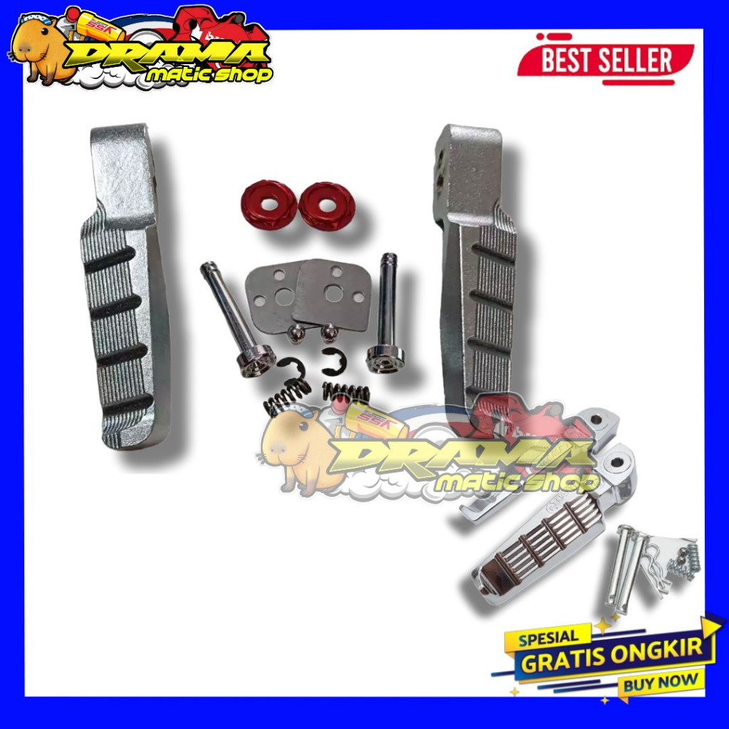 Footstep pijakan kaki Takegawa ori universal / step pijakan kaki takegawa universal honda yamaha