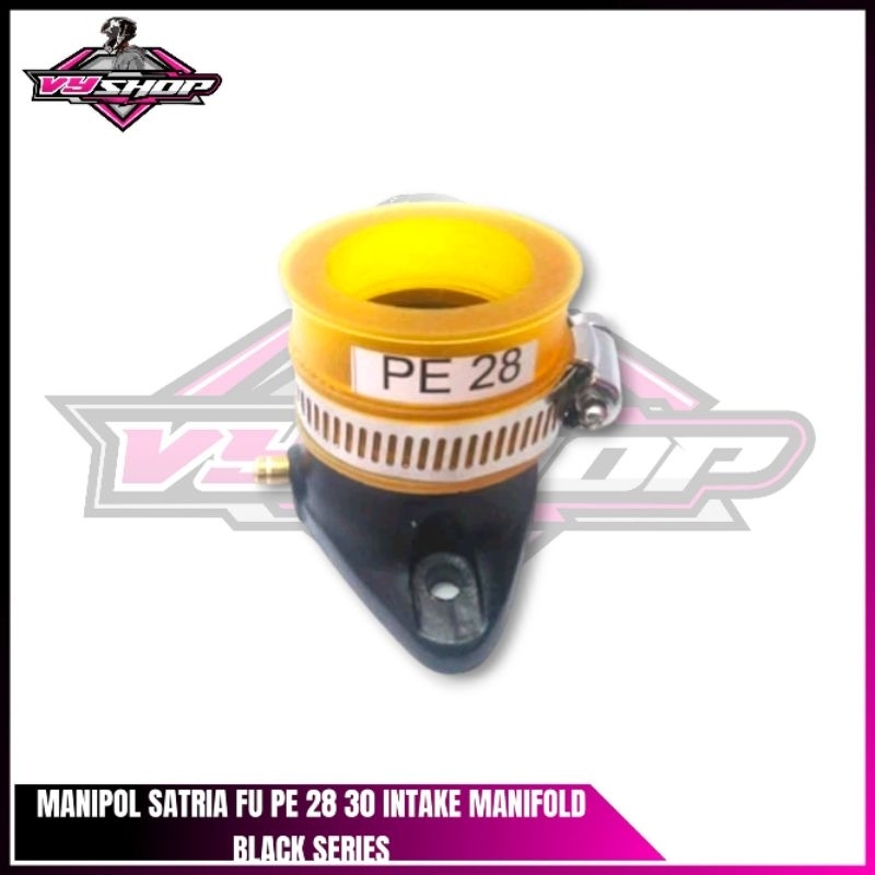 Manipol Satria FU PE 28 30 Intake Manifold Black Series Untuk Motor Suzuki Satria FU 150