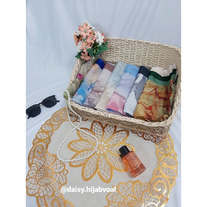 Series Daisy Love Earth hijab voal motif