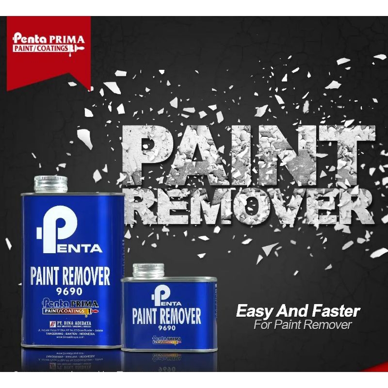 Perontok Cat Penta Paint Remover Pengelupas Cat Besi Kayu Tembok Cat Minyak