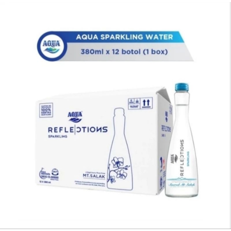 

Aqua Reflections 380ml × 12 botol