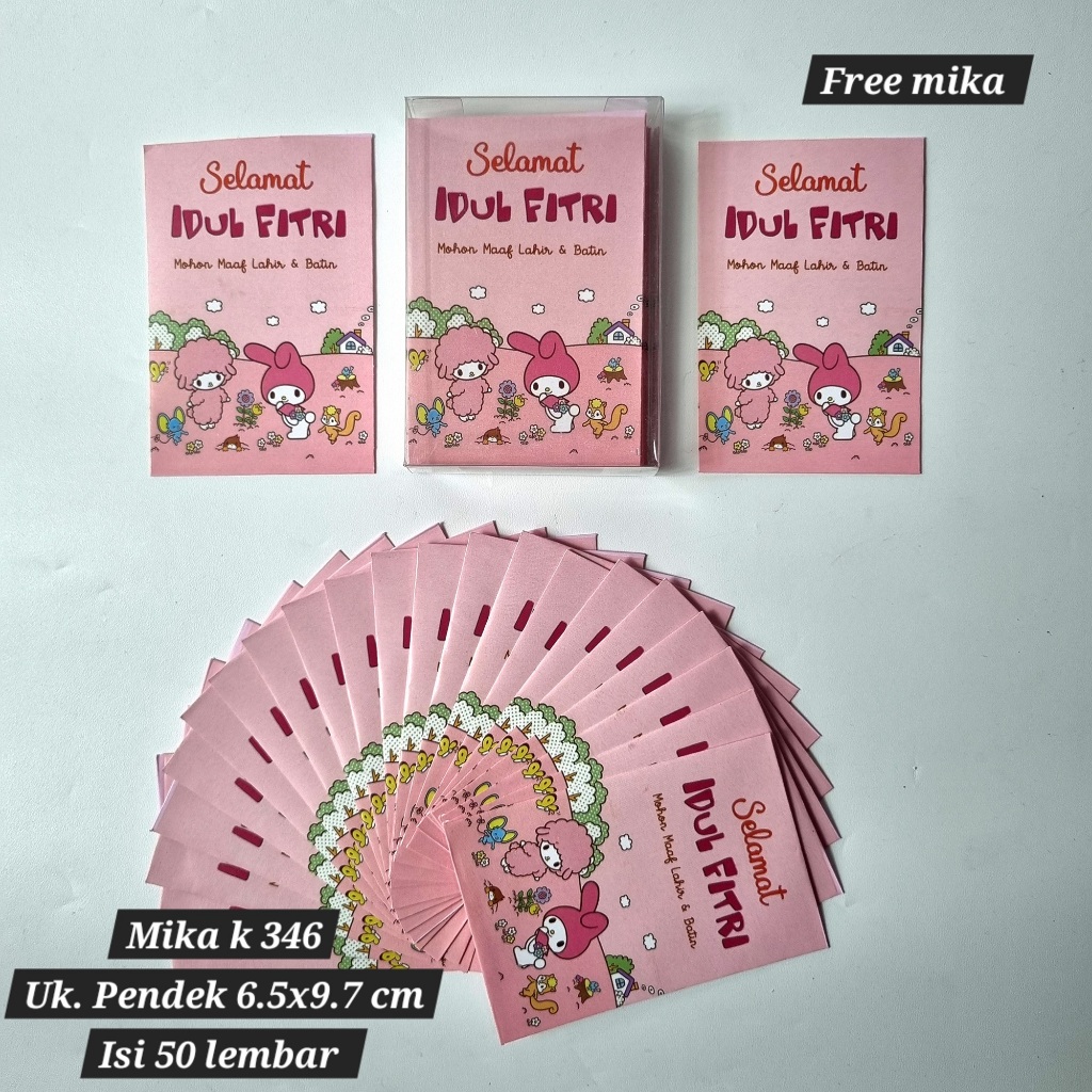 

AMPLOP LEBARAN HARI RAYA IDUL FITRI MURAH MERIAH READY STOCK KOTAK MIKA ISI 50 LEMBAR KARTUN LUCU