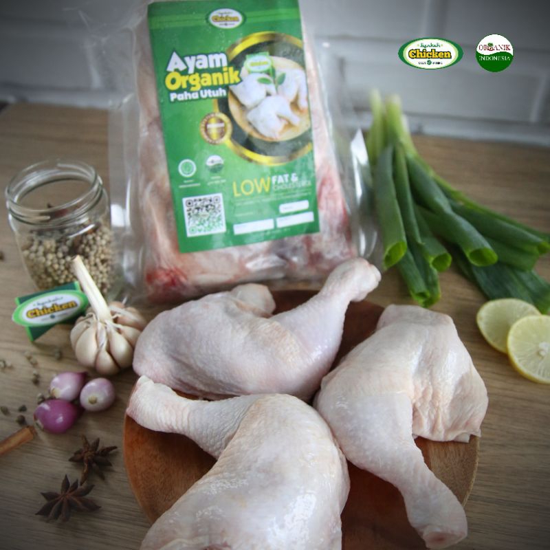 

Paha Utuh Ayam Organik (1kg)/Ayam Organik Berkah Chicken