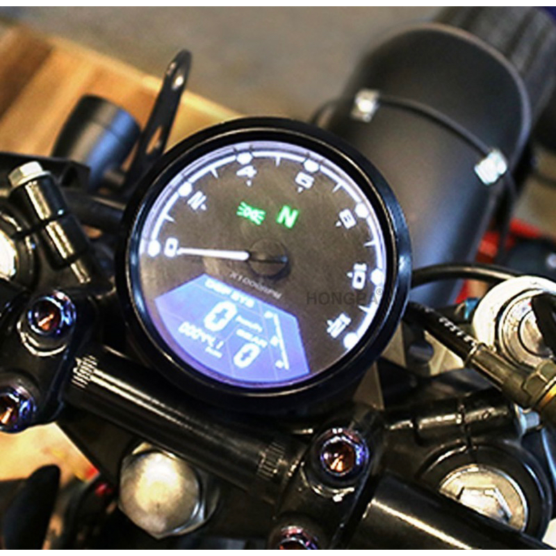 babon spidometer babon bulat LED DIGITAL plus sensoruniversal