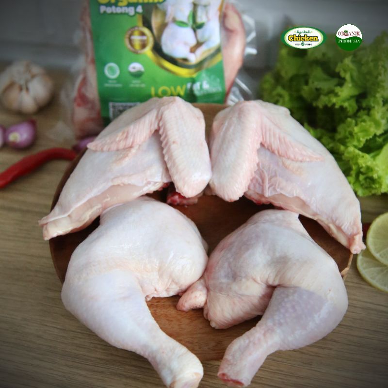 

Ayam Organik Potong 4 (0.5 - 0.6 Kg)/(0.6 - 0.7 kg) - Ayam Organik Berkah Chicken/Daging Ayam Sehat