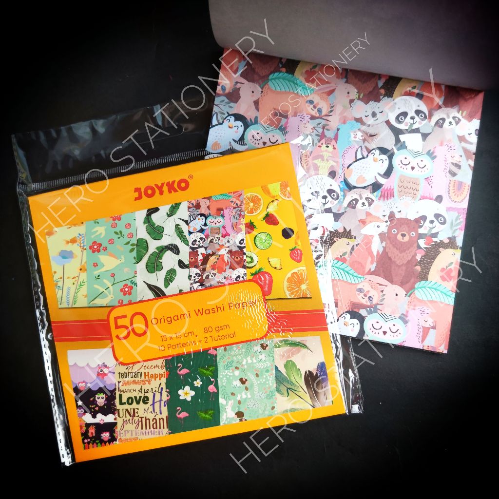

Kertas origami motif fancy joyko 15 x 15 isi 50 lembar OGP-303