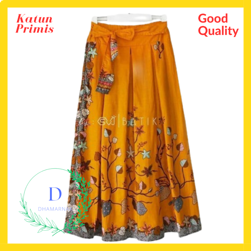 Rok Batik Panjang Wanita Dewasa Motif Bunga Keren Terbaru Rok Batik Modern Unggul Jaya Rok Payung Pi