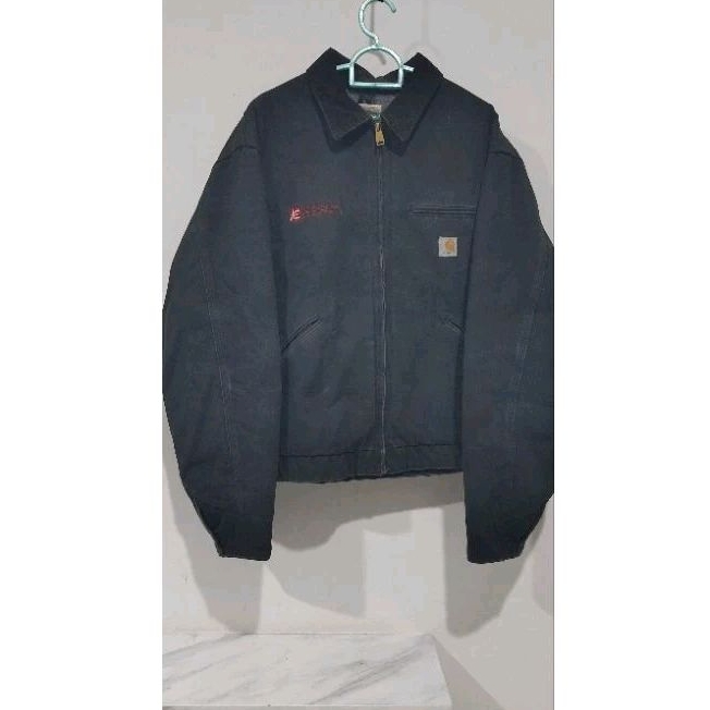 Paling Laris Di  Cari Carharrt Detroit Jacket J01 BLK CANVAS DUCK