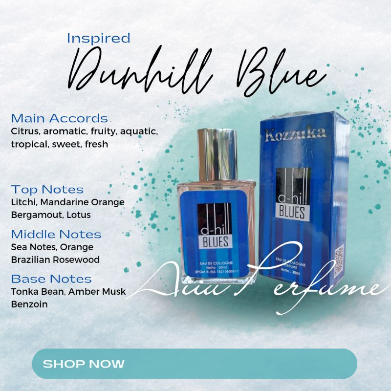 parfum bibit dunhill blue - parfum refill ori - parfum bibit dunhill